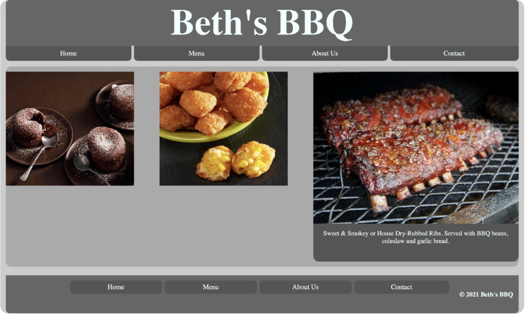 Beth's BBQ Mom & Pop Home Page