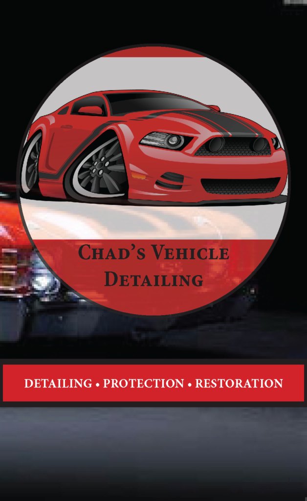 Chad's Vehicle Detailing Brochure Page 1